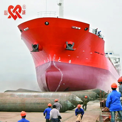 Basınçlı Deniz Lastik Hava Yastıkları Docking Lifting Launching With Natural Rubber Inner Layer