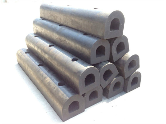 Bolted Black D Kauçuk Fenders Deniz Koruması için Mükemmel Hava Duruma Direnci
