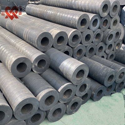 Boltlu Kurulum Silindrik Kauçuk Fender 10-1000kg Uzunluk 1000-5000mm Liman ve Dock Uygulamaları için özelleştirilebilir