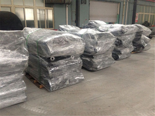 Deniz endüstrisi ve gemi kurtarma çözümleri için 1m 30m Uzunluk Yüksek Dayanıklılık Deniz Kauçuk Hava Yastığı