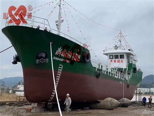 Basınç Teknolojisi Gemi Başlatma Hava Yastığı Düzgün Gemi Başlatma Yardımcılığı için