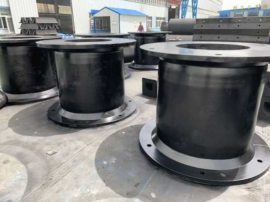 ISO 9001 Hücre Kauçuk Fenders 60-80 Sahil A Sertlik Deniz Etkisi Koruması