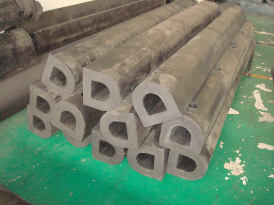 Bolted Black D Kauçuk Fenders Deniz Koruması için Mükemmel Hava Duruma Direnci