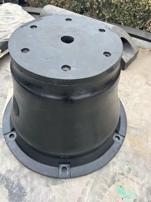 Çizim Biçimi Endüstriyel Mooring Şok Absorbörü Yüksek E/R.H Değeri için Adım Konus Kauçuk Fenders