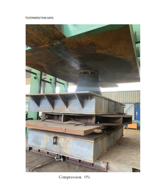 Çizim Biçimi Endüstriyel Mooring Şok Absorbörü Yüksek E/R.H Değeri için Adım Konus Kauçuk Fenders