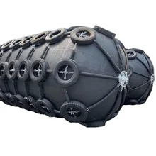 Gemi Koruması için Kauçuk Yokohama Pnömatik Fenders Sıcak Galvanize Flanş Diametresi 0.5-4.5m