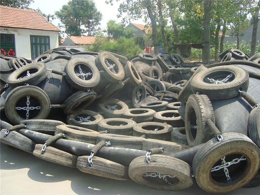 2 Yıllık Garanti Yokohama Pneumatik Fenders, kauçuk malzemesi ve sıcak galvanize flange ile