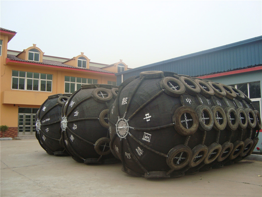 2 Yıllık Garanti Yokohama Pneumatik Fenders, kauçuk malzemesi ve sıcak galvanize flange ile
