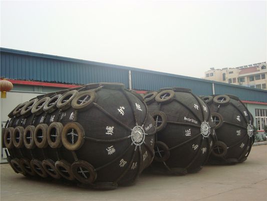 2 Yıllık Garanti Yokohama Pneumatik Fenders, kauçuk malzemesi ve sıcak galvanize flange ile