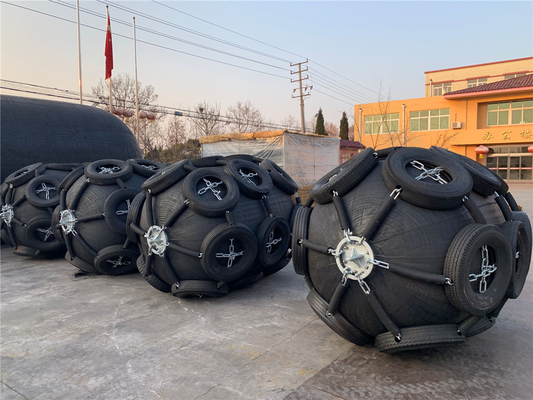 2 Yıllık Garanti Yokohama Pneumatik Fenders, kauçuk malzemesi ve sıcak galvanize flange ile