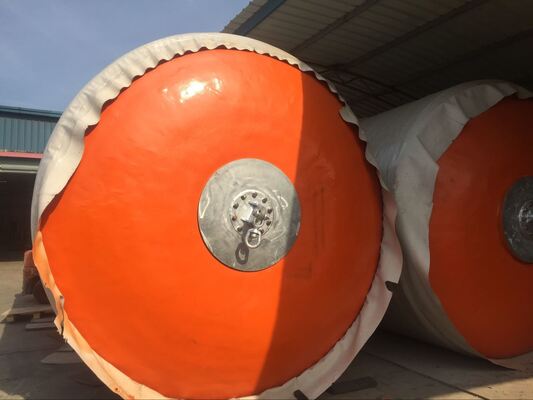 Sıvı EVA köpükle doldurulmuş Fenders, Limanlar ve Deniz Gemileri için 24 Aylık Destekle Markasız Yüzey Koruması Sunar