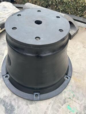 SGS Onaylı Koni Lastik Fenders, 60-70 Shore A Sertlik ve Hava Direnci Sağlar, Deniz Bağlama Sistemleri İçin İdealdir