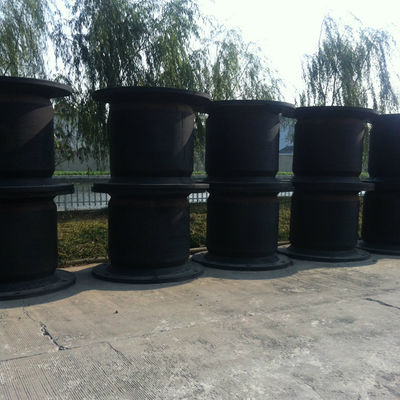 Gemi Çarpışma Koruması için ISO Standart Bolted Black Floating Cell Fenders